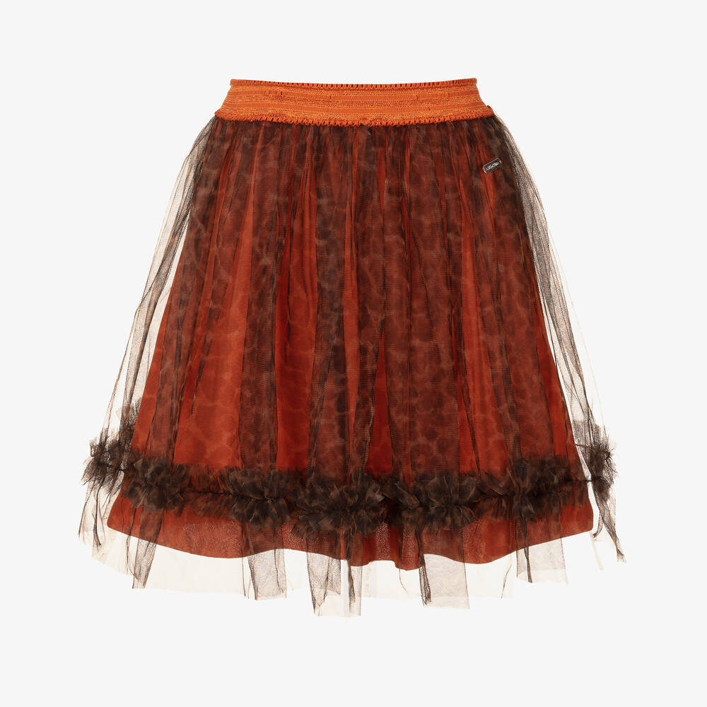 Le Chic-Girls Leopard Tulle Pettiskirt | Childrensalon Outlet