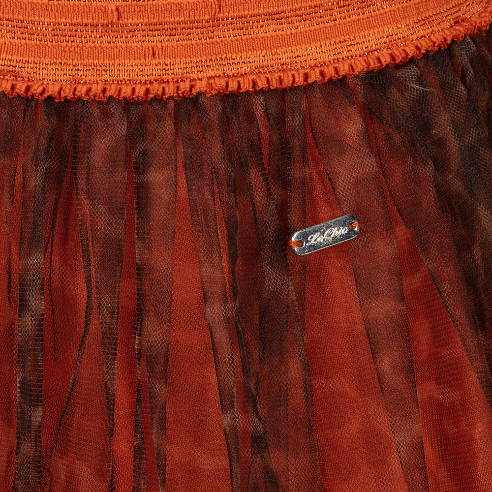 Le Chic-Girls Leopard Tulle Pettiskirt | Childrensalon Outlet
