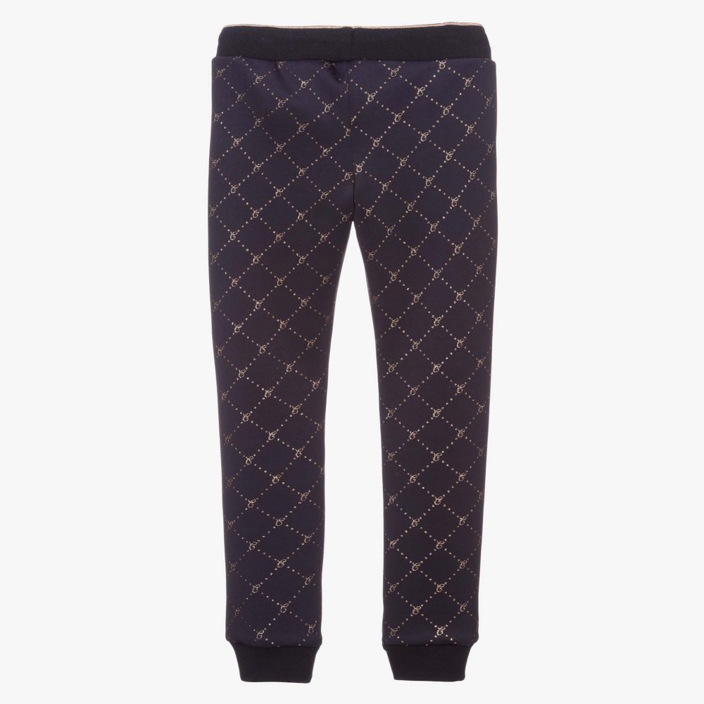 Le Chic-جوغرز قطن جيرسي لون كحلي للبنات | Childrensalon Outlet