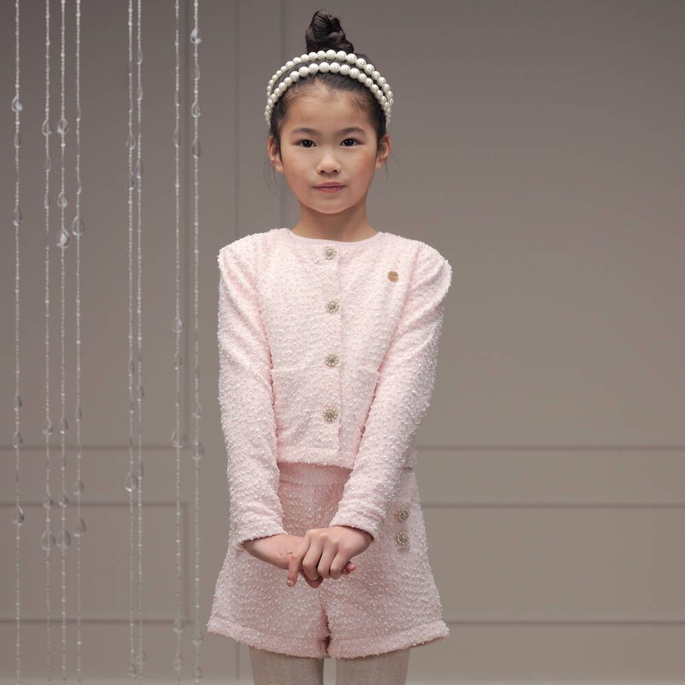 Le Chic-Girls Pastel Sequin Blazer | Childrensalon Outlet