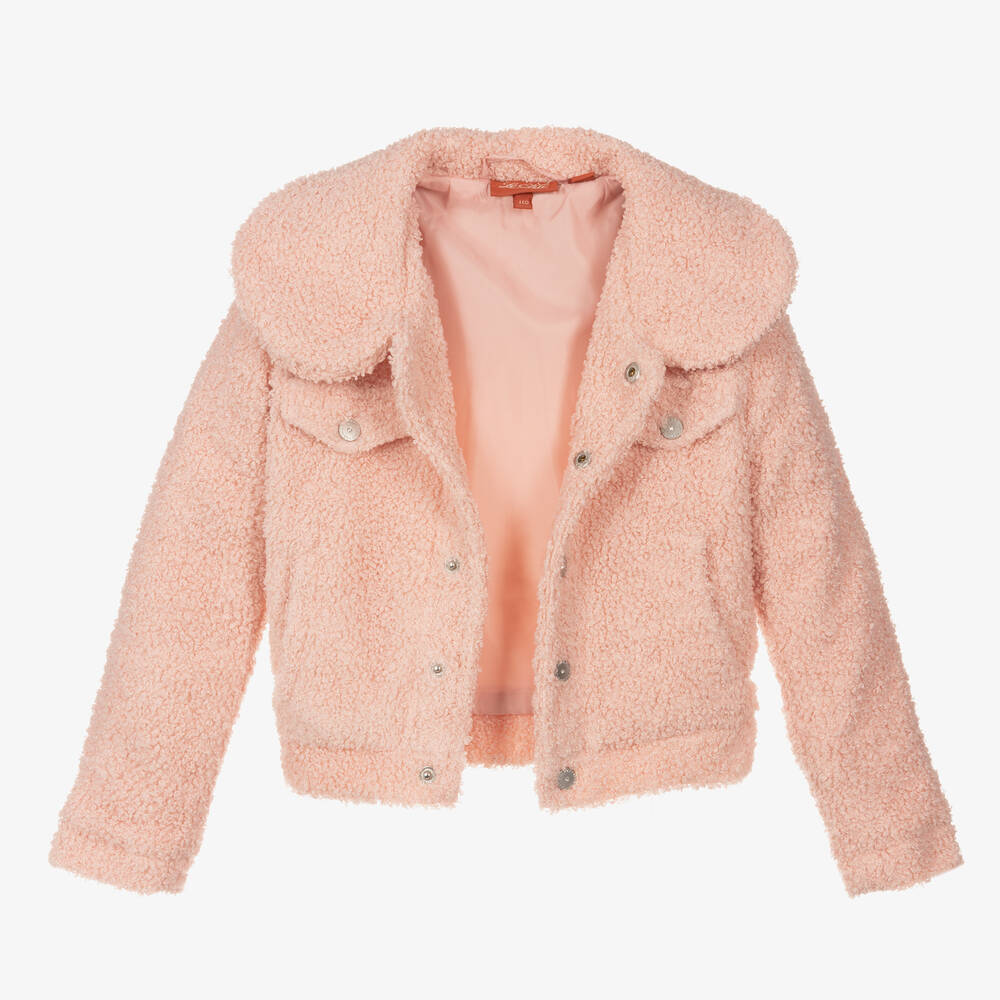 Girls boucle jacket shop