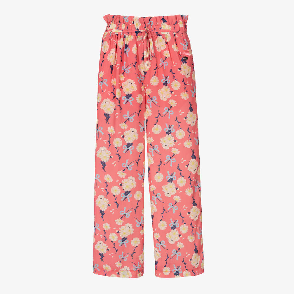 Le Chic-Girls Pink Chiffon Trousers | Childrensalon Outlet