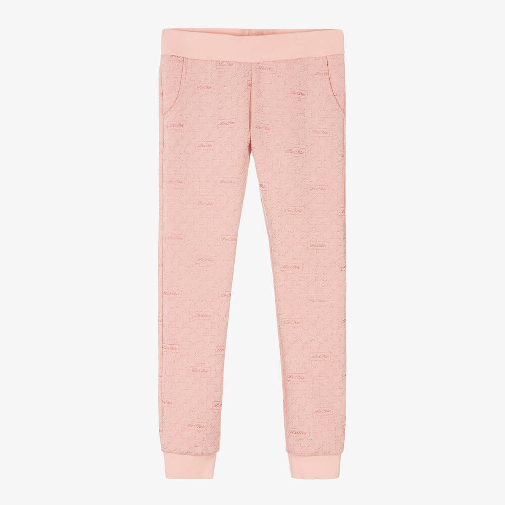 Le Chic - Rosa Glitzer-Jogginghose (M)  | Childrensalon