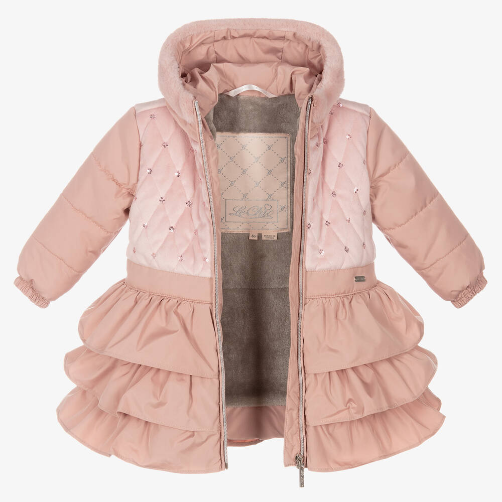 Le chic ruffle best sale coat
