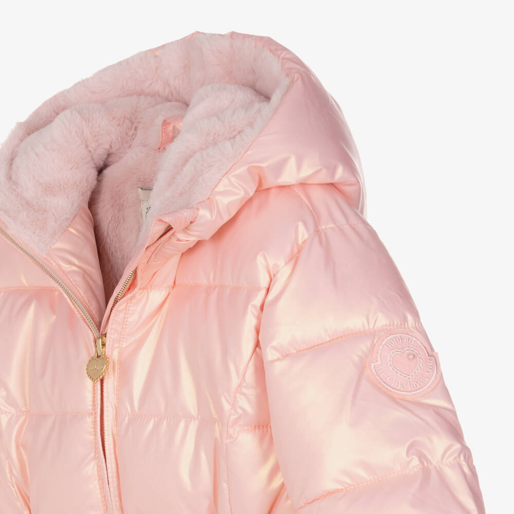 Le Chic-Розовый металлик пуховик и сумка для девочек | Childrensalon Outlet