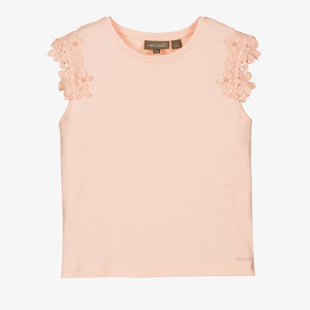 Le Chic - Rosa Top aus Biobaumwolle (M) | Childrensalon