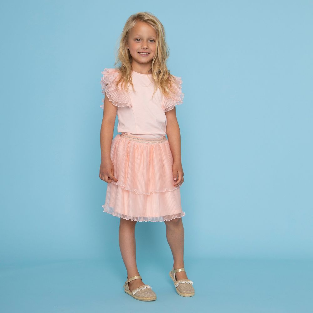 Jupe tulle rose 2025 fille