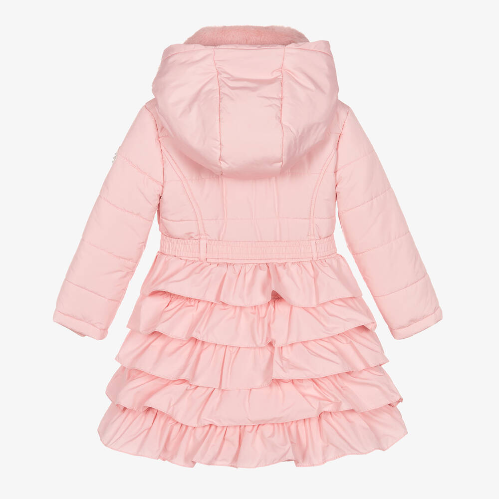 Le Chic-Girls Pink Puffer Coat | Childrensalon Outlet