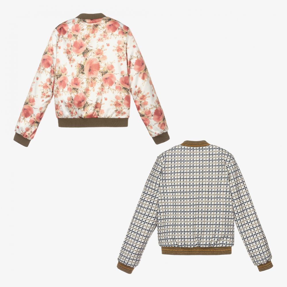 Le Chic-Girls Pink Reversible Jacket | Childrensalon Outlet