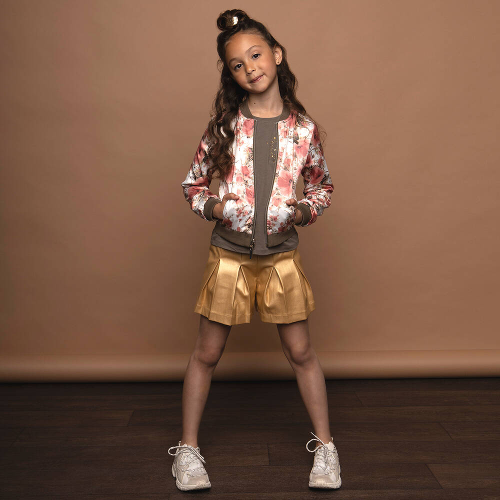 Le Chic-Girls Pink Reversible Jacket | Childrensalon Outlet