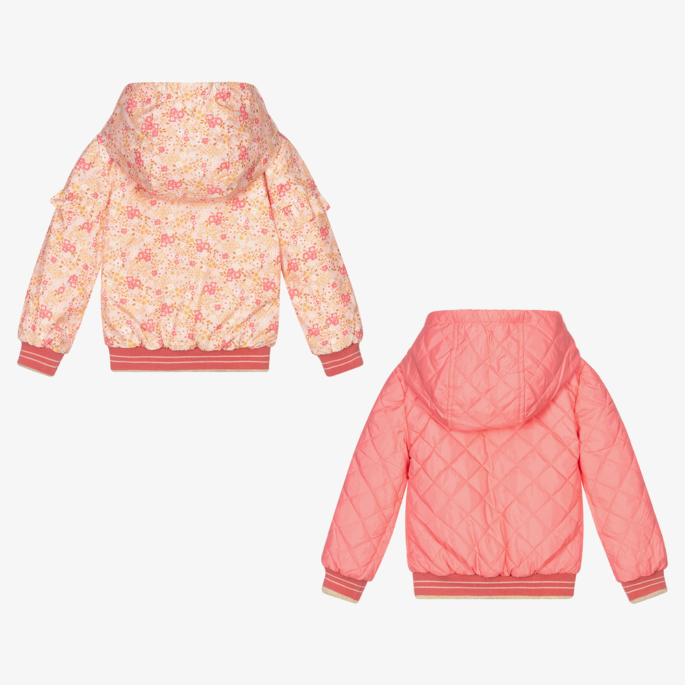 Le Chic-Girls Pink Reversible Jacket | Childrensalon Outlet