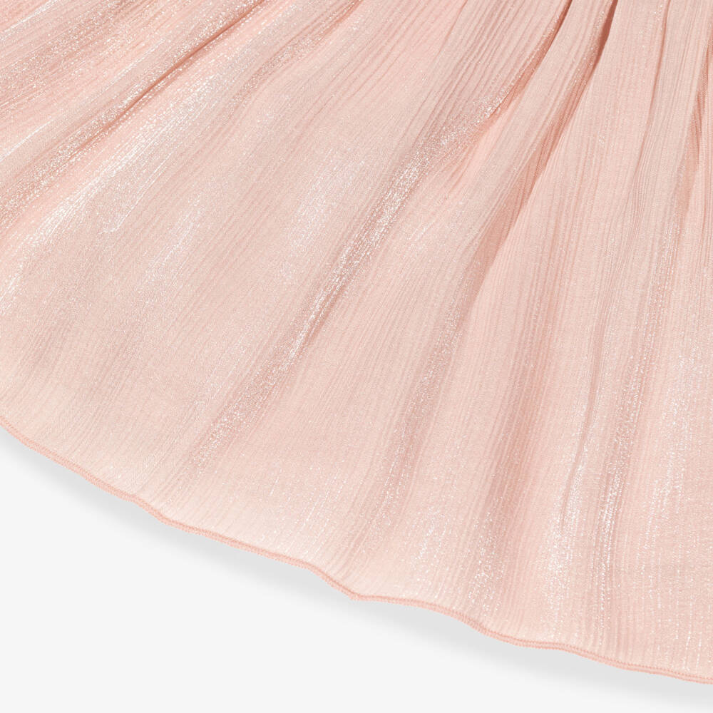 Le Chic-Girls Pink Shimmery Sleeveless Dress | Childrensalon Outlet