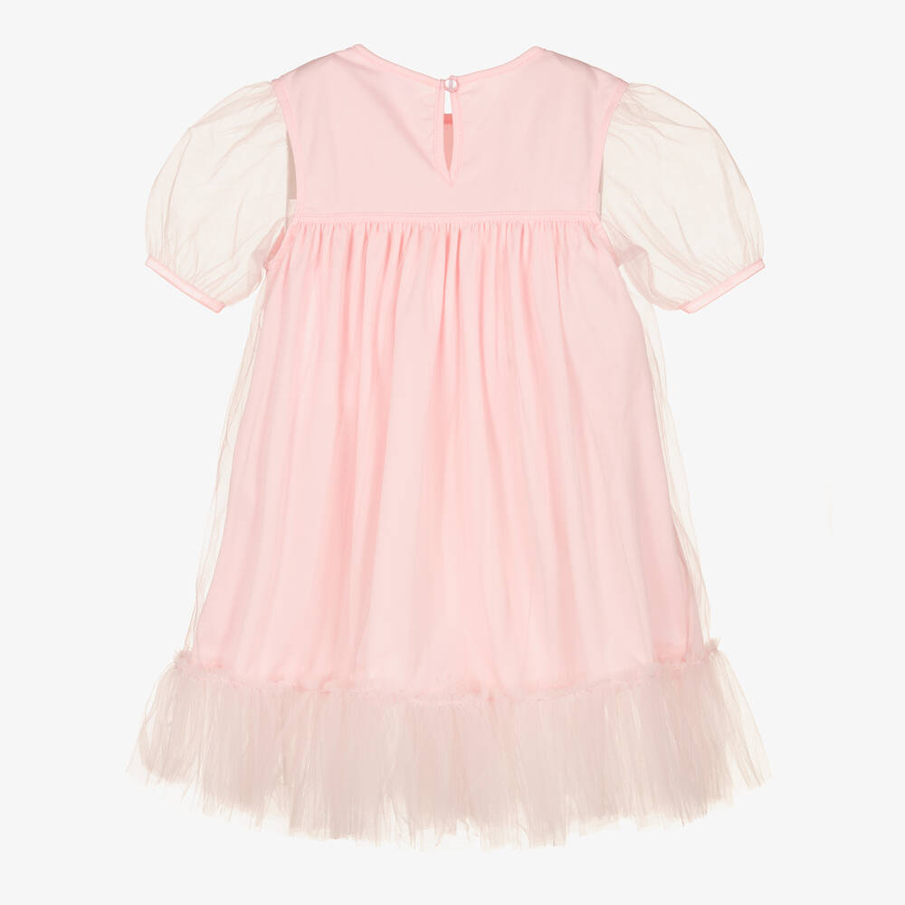 Le Chic-Girls Pink Tulle Dress | Childrensalon Outlet
