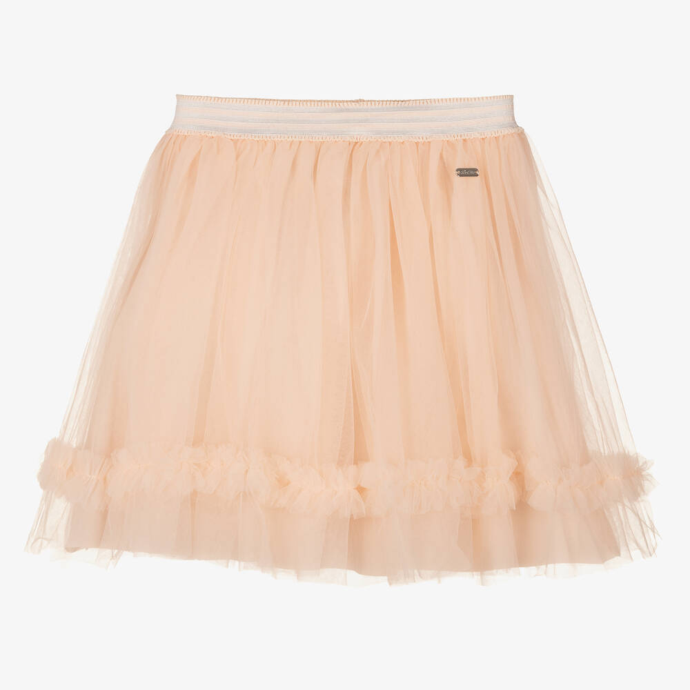 Le Chic - Jupe rose en tulle fille  | Childrensalon