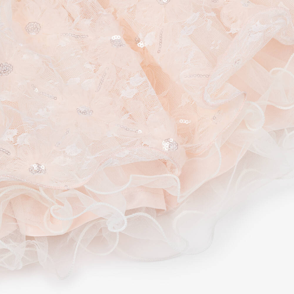 Le Chic-فستان تول مزهر للبنات | Childrensalon Outlet