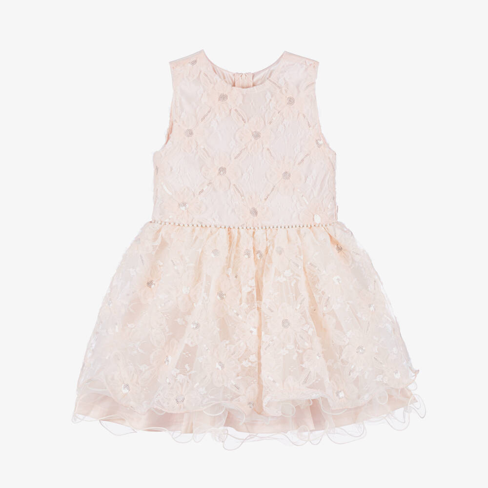 Le Chic-Платье из тюля Rosy Bloom для девочек | Childrensalon Outlet