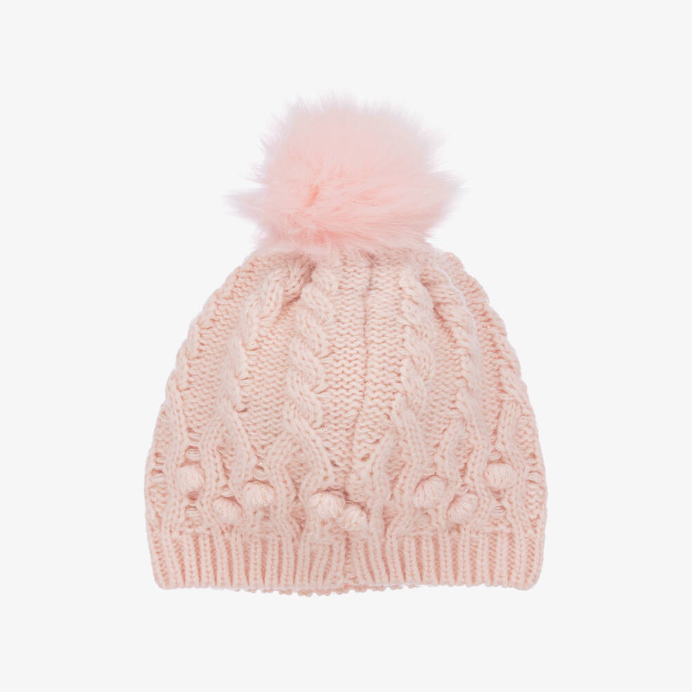 Le Chic-Girls Rosy Cable Knit Set | Childrensalon Outlet