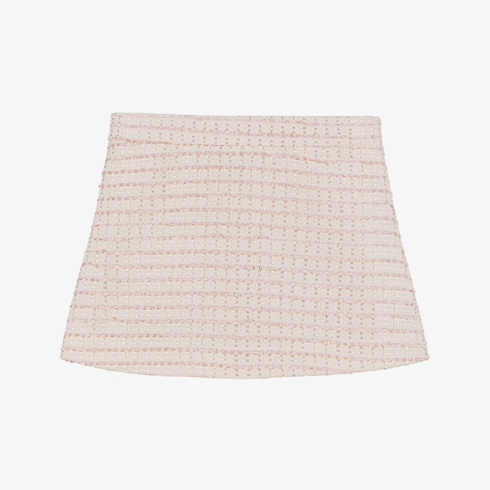Le Chic-Girls' Rosy Tweed A-Line Skirt | Childrensalon Outlet