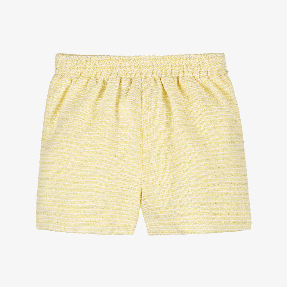 Le Chic-Girls Sunshine Tweed Sparkle Shorts | Childrensalon Outlet