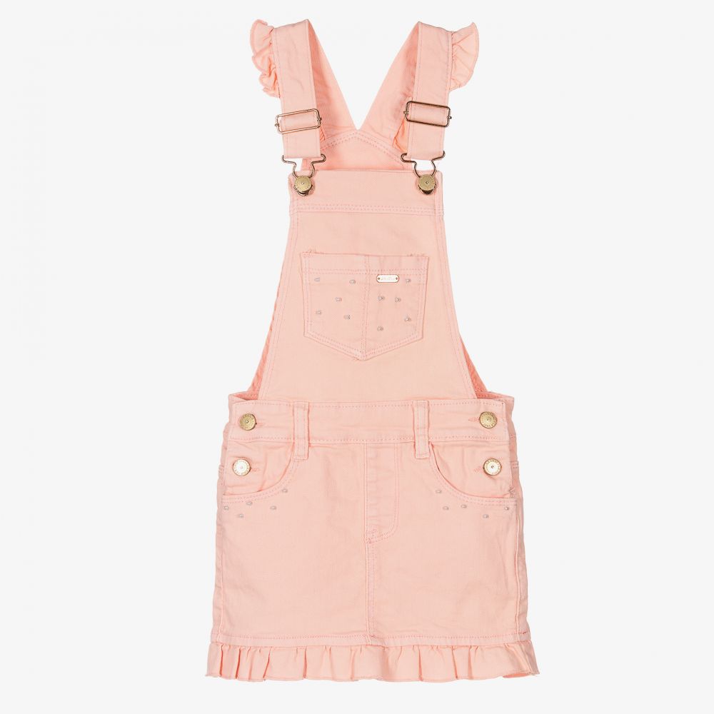 Le Chic - Розовое джинсовое платье на бретелях | Childrensalon