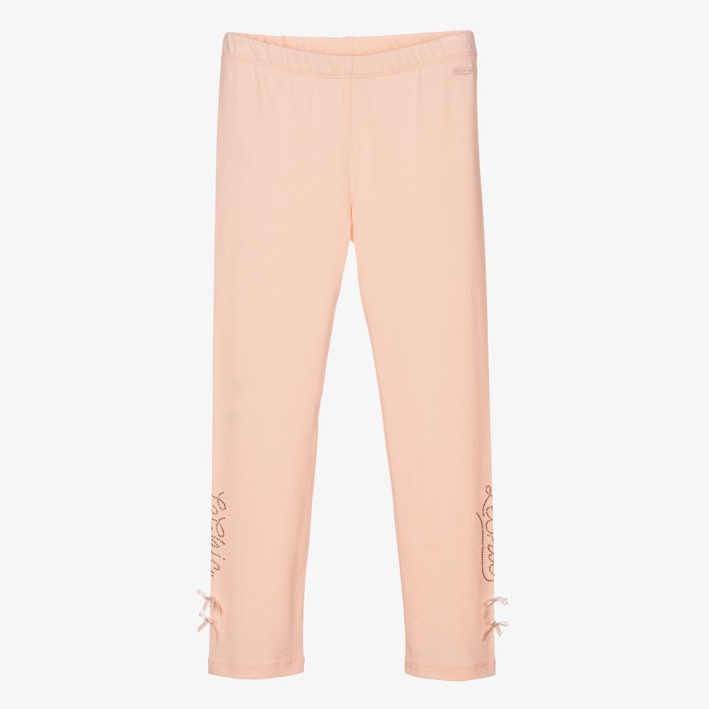 Le Chic - Rosa Leggings aus Biobaumwolle | Childrensalon