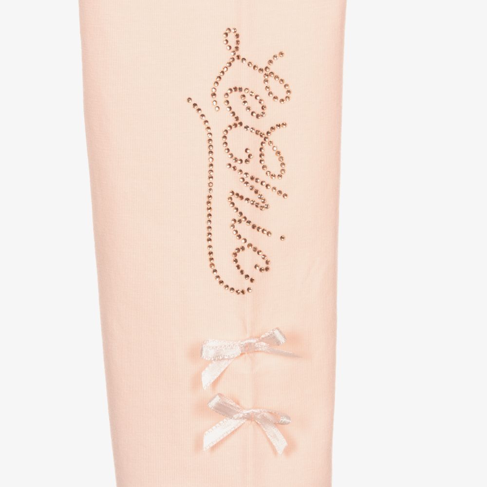 Le Chic-Pink Organic Cotton Leggings | Childrensalon Outlet