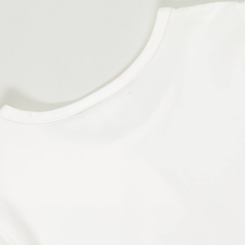 Le Chic-Preloved Girls Ivory Cotton Ballerina T-Shirt (4-5 years) | Childrensalon Outlet