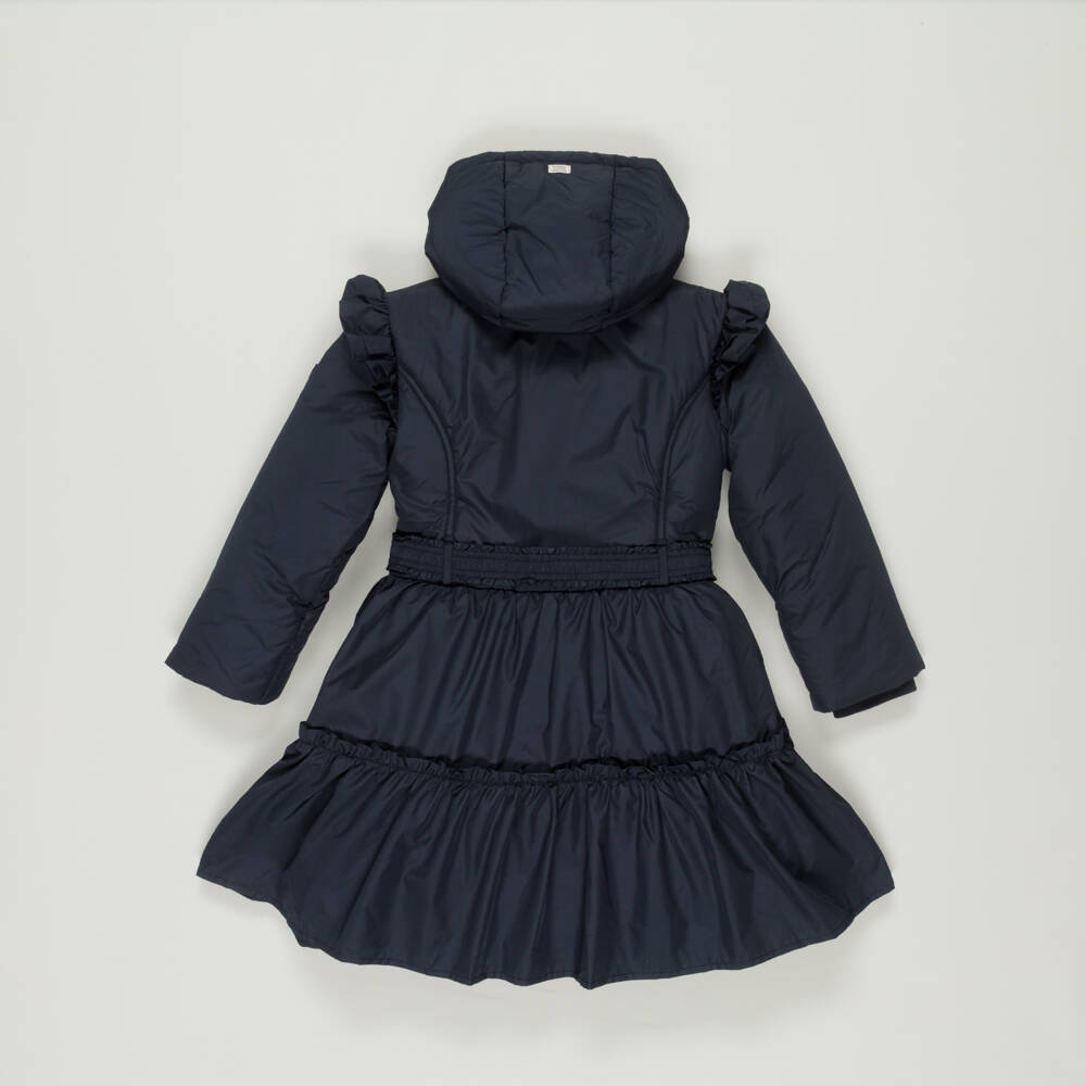 Le Chic-Preloved Girls Navy Blue Puffer Coat (6-8 years) | Childrensalon Outlet