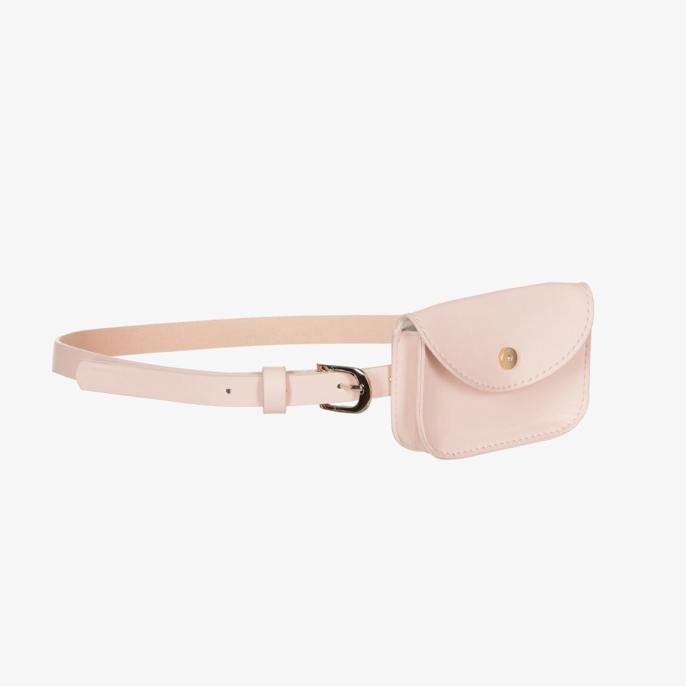 Le Chic-Бело-розовое платье с поясом | Childrensalon Outlet