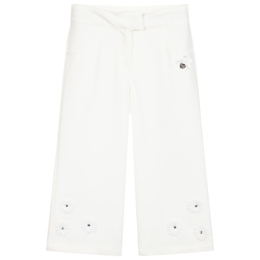 Le Chic - Pantalon large blanc | Childrensalon