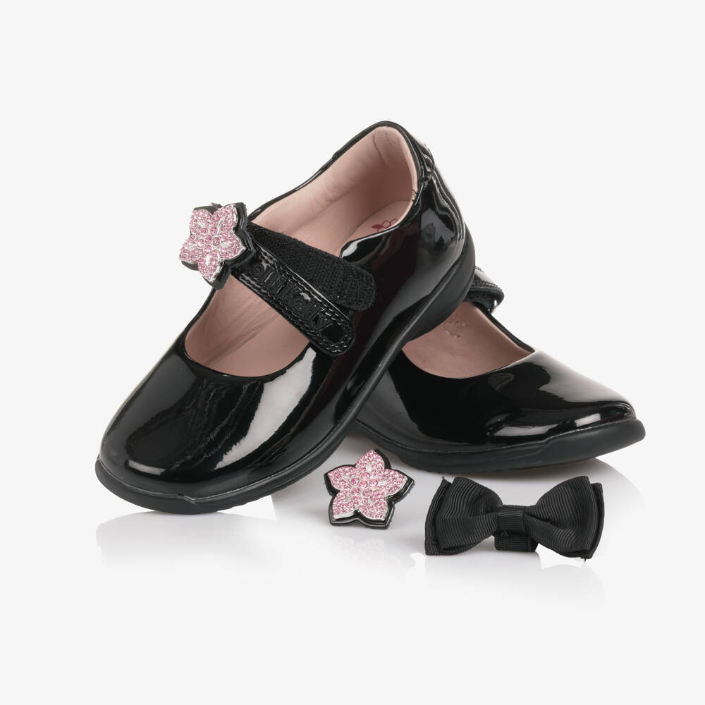 Lelli Kelly-Girls Black Patent Bar Shoes | Childrensalon Outlet