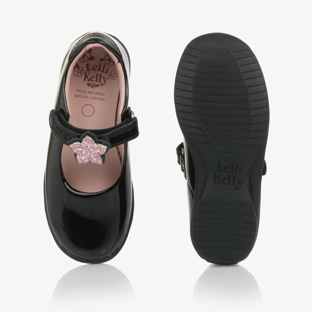Lelli Kelly-Girls Black Patent Bar Shoes | Childrensalon Outlet