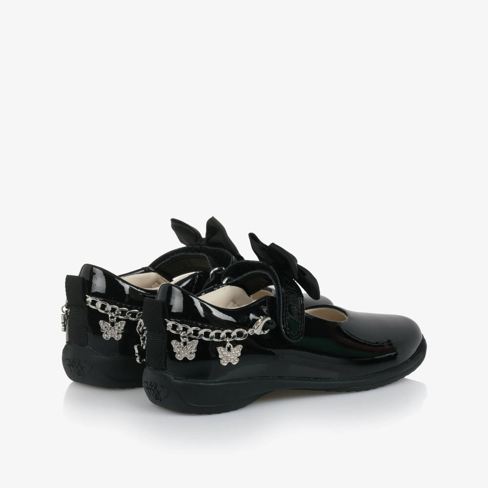 Lelli Kelly-Girls Black Patent Leather Bar Shoes with Removable Bracelet | Childrensalon Outlet