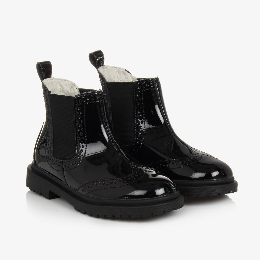 Lelli Kelly - Schwarze Stiefel aus Lackleder | Childrensalon