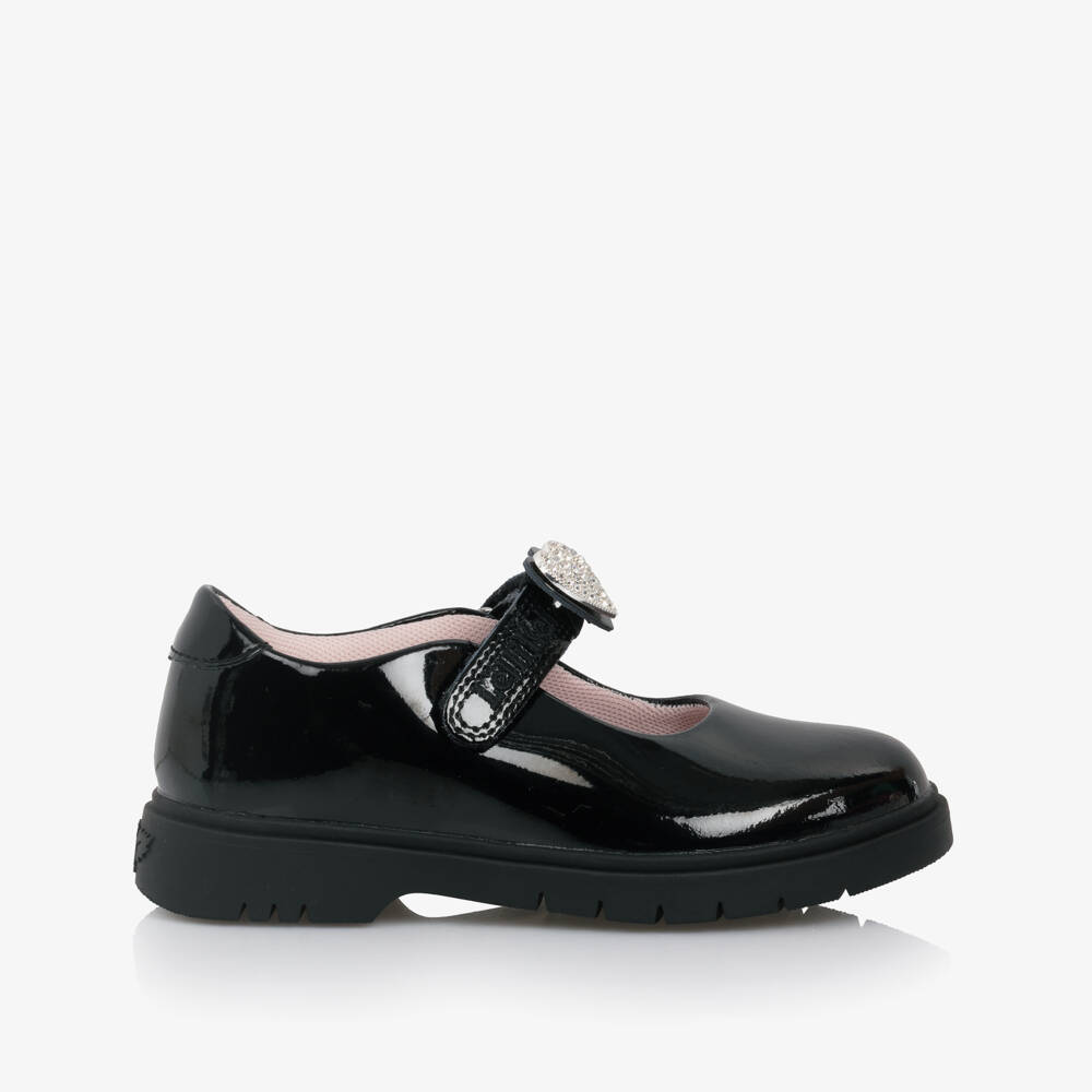 Lelli Kelly-Girls Black Patent Leather Shoes with Decorative Trim | Childrensalon Outlet