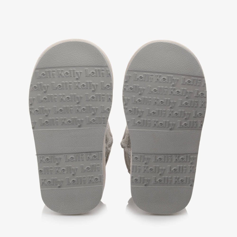 ليلي كيلي-أحذية بنات من الشمواه الفحمي اللامع | Childrensalon Outlet