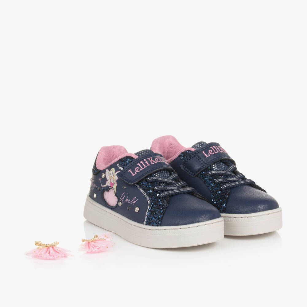 Lelli Kelly-Girls Enchanted Blue Light-Up Sneakers | Childrensalon Outlet