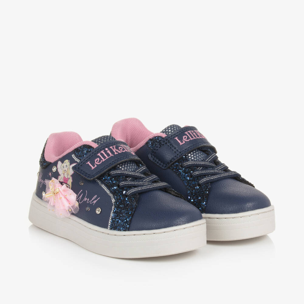 Lelli Kelly-Girls Enchanted Blue Light-Up Sneakers | Childrensalon Outlet