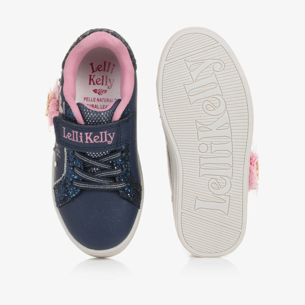 Lelli Kelly-Girls Enchanted Blue Light-Up Sneakers | Childrensalon Outlet