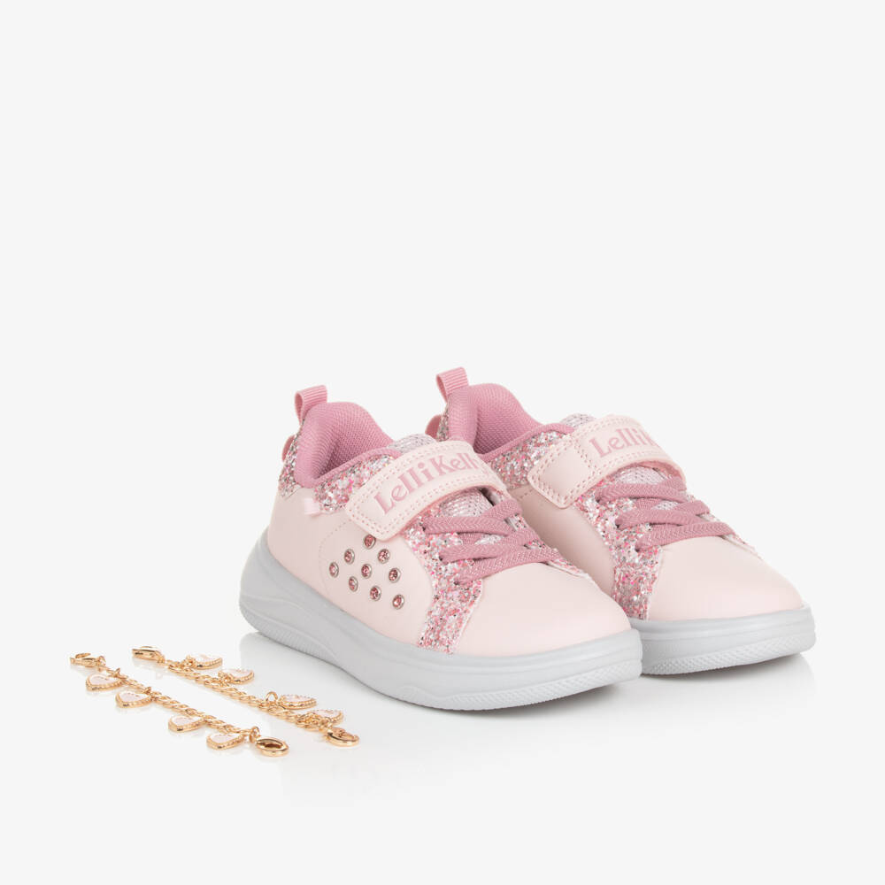 Lelli Kelly-Girls Glittery Charm Sneakers | Childrensalon Outlet