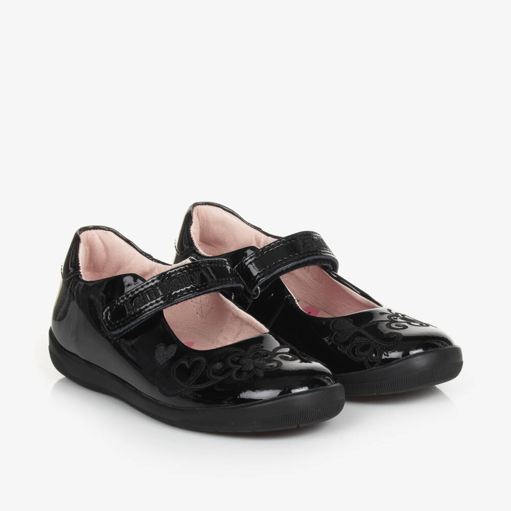 Lelli Kelly-Girls Glossy Black Leather Bar Shoes | Childrensalon Outlet