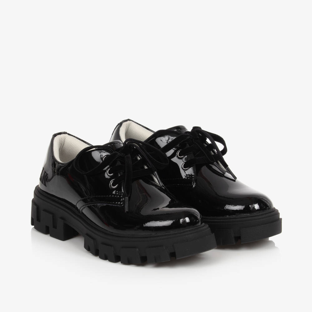 Lelli Kelly-Girls Glossy Black Patent Brogues | Childrensalon Outlet