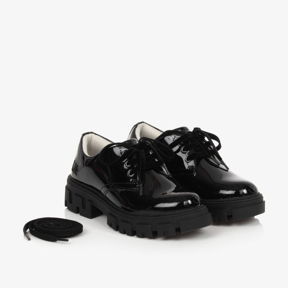 Lelli Kelly-Girls Glossy Black Patent Brogues | Childrensalon Outlet