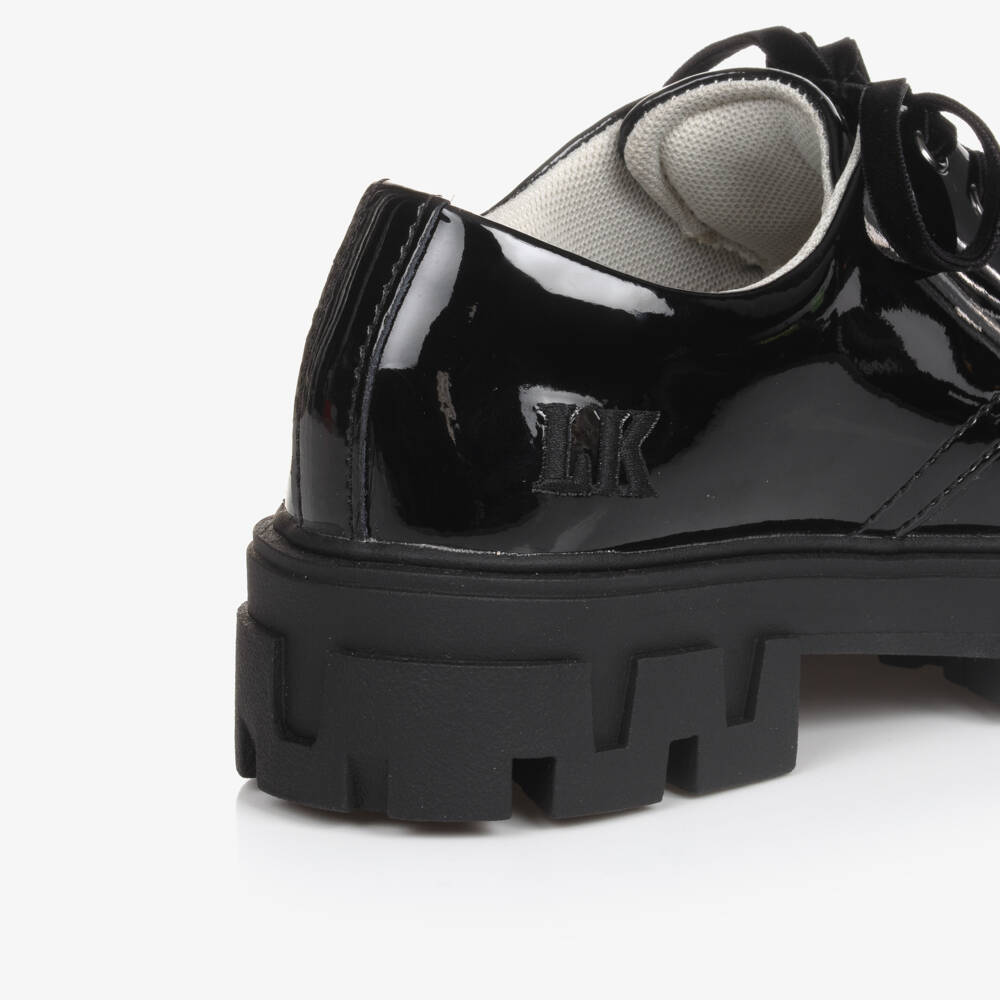 Lelli Kelly-Girls Glossy Black Patent Brogues | Childrensalon Outlet