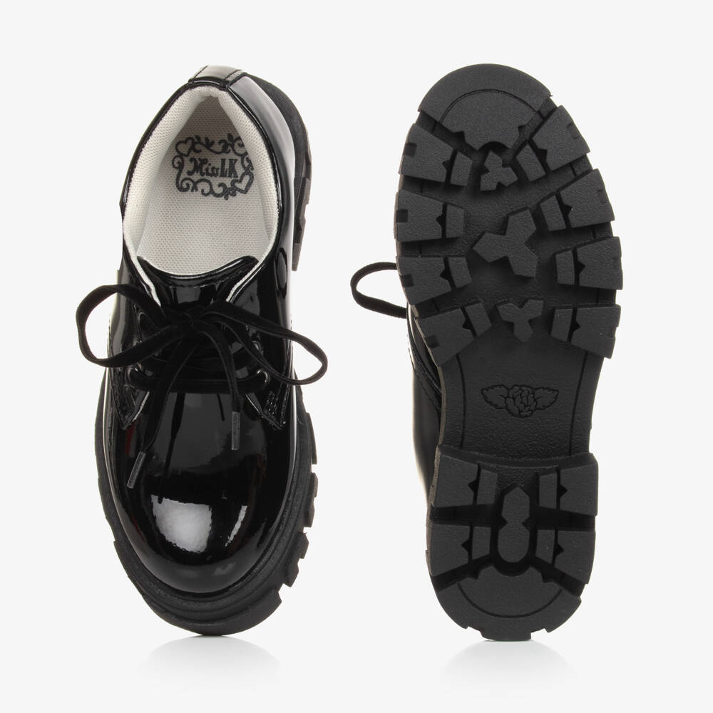 Lelli Kelly-Girls Glossy Black Patent Brogues | Childrensalon Outlet