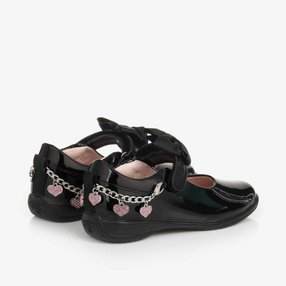 Lelli Kelly-Girls Glossy Black Strap Shoes | Childrensalon Outlet
