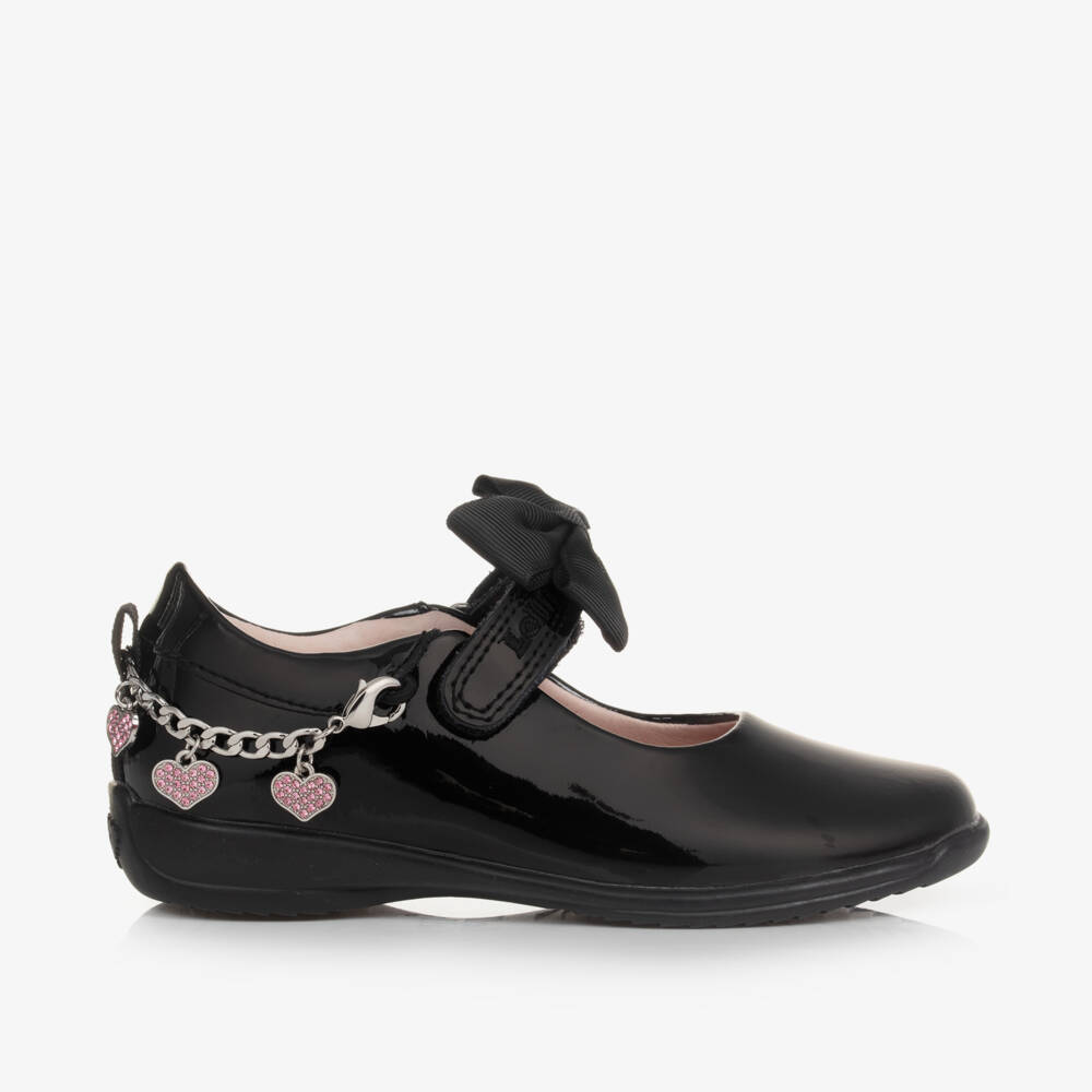 Lelli Kelly-Girls Glossy Black Strap Shoes | Childrensalon Outlet