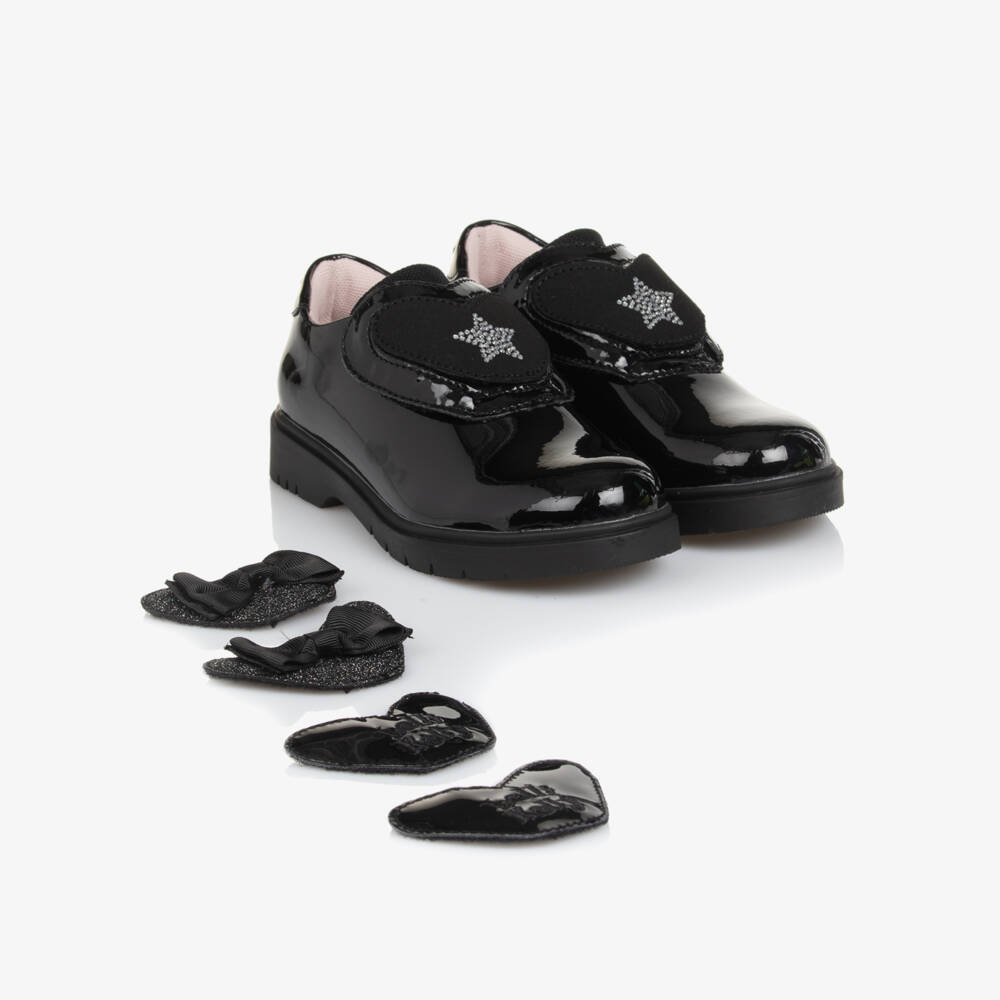 Lelli Kelly-Girls Glossy Star Brogues | Childrensalon Outlet