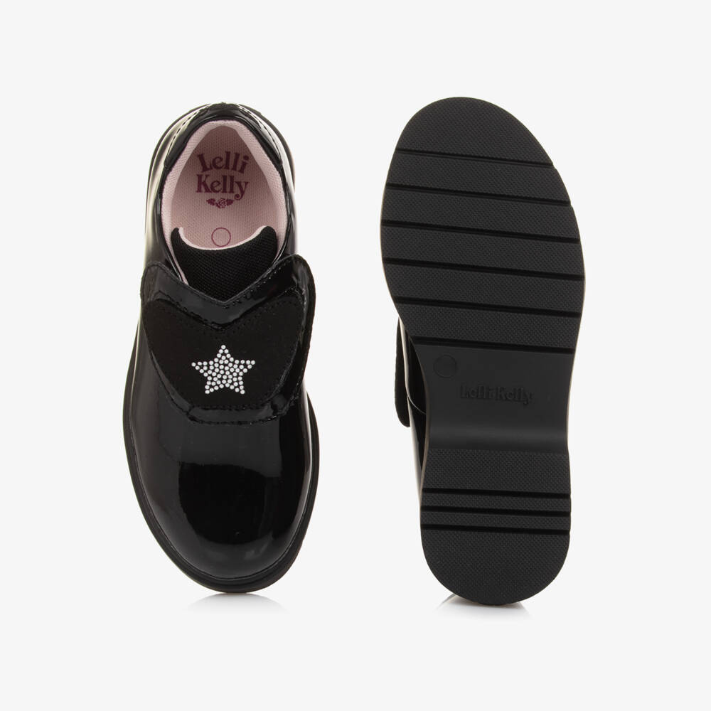 Lelli Kelly-Girls Glossy Star Brogues | Childrensalon Outlet
