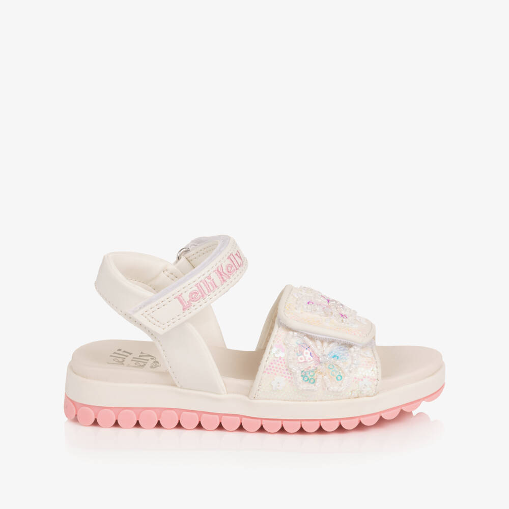 Lelli Kelly-Girls Ivory Butterfly Footwear | Childrensalon Outlet